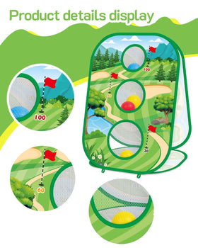 haoetcw golf cornhole board style game adds social beginner friendly fun