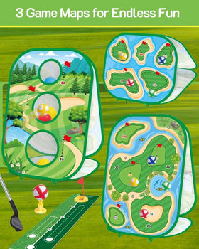 haoetcw retractable golf club stores compactly for easy travel