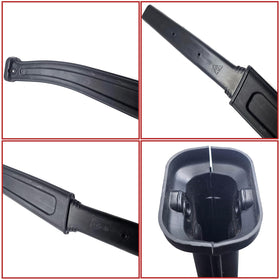 HAOSHUN 102513501 rear canopy pole side view for easy Club Car Precedent retrofit.