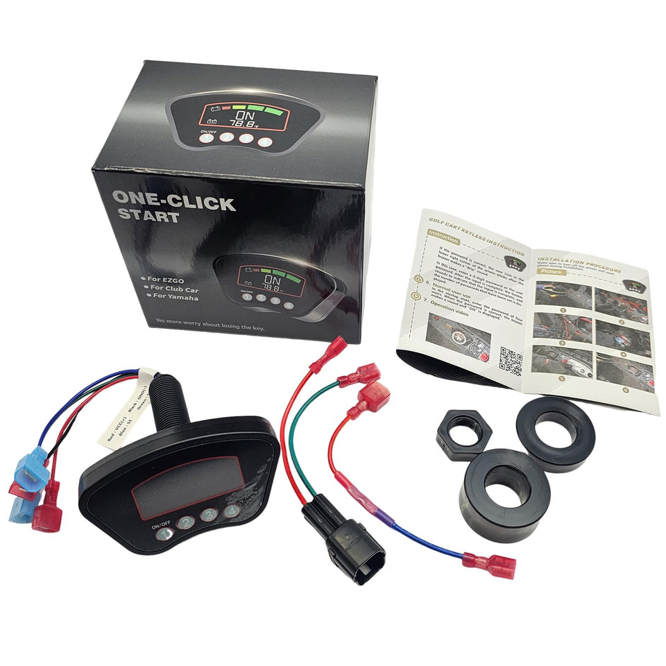 HAOSHUN golf cart keyless ignition main unit ready for EZGO TXT installation