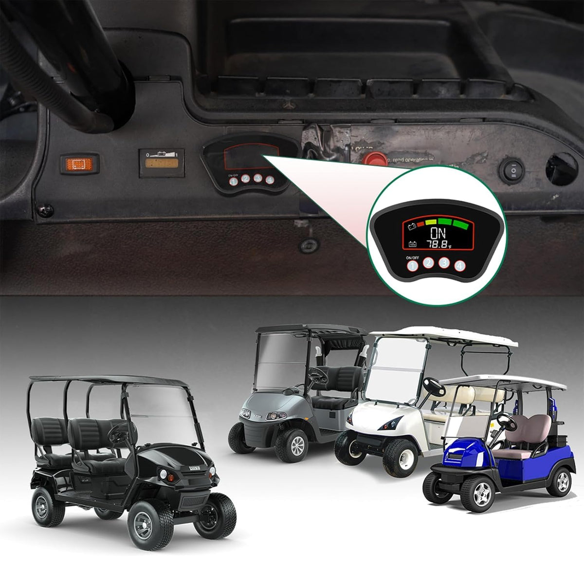 HAOSHUN LED indicator light signals system status