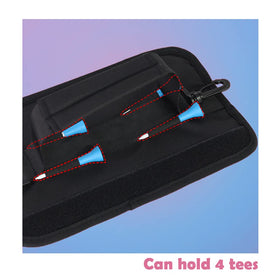 Haozaikeji mini golf bag holds 3-5 clubs for practice sessions.
