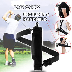 Haozaikeji mini golf bag folded compact design for storage on the go.