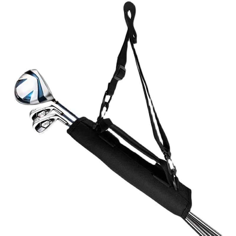 Haozaikeji mini golf bag with shoulder strap for easy transport.