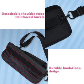 Haozaikeji mini golf bag shows wooden tees in pocket for quick setup.