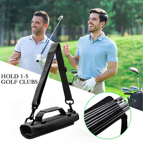 Haozaikeji mini golf bag wooden tees included for range practice.