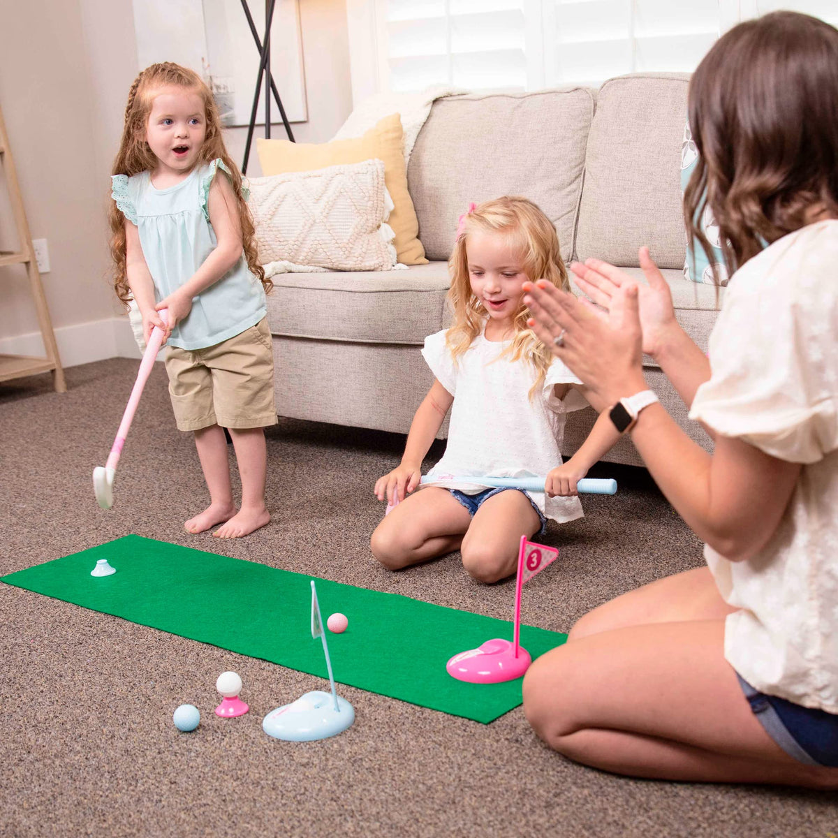 Hapinest indoor outdoor play pink kit keeps kids engaged across settings.