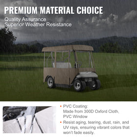 Happybuy side-height 62.2 inch panel offers roomy riding space.