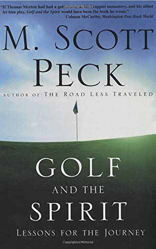 Harmony Books Golf and the Spirit cover featuring a golf course illustration for reflective readers