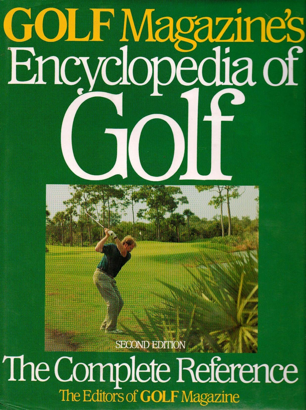 HarperCollins Children's Books Golf Encyclopedia cover, a detailed reference for players and equipment history