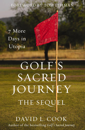 HarperCollins Golf's Sacred Journey sequel cover with Luke Chisholm, inspiring perseverance for young readers.