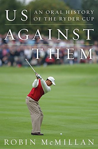 HarperCollins Us Against Them book cover, ideal for golf history enthusiasts.
