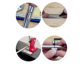 Hateenru golf extensions dimension-specs explains 0.59 inch OD and 12.10 inch length for broad compatibility.