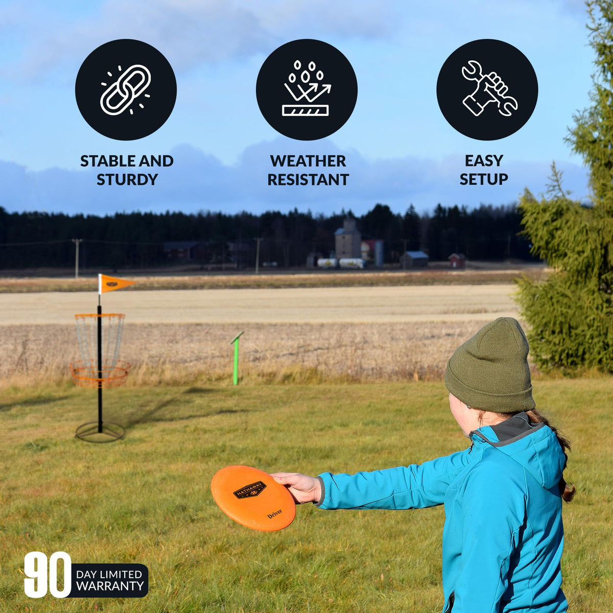 Hathaway top flag, quick visibility aids setup.