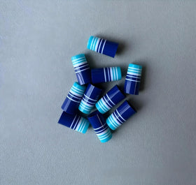 HAUSEE blue-accent ferrules enhance aesthetics while staying functional during re-builds.