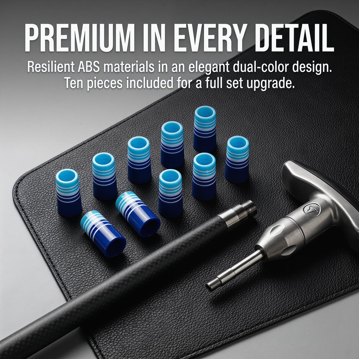 HAUSEE compact packaging keeps ferrules organized and portable for on-the-go repairs.