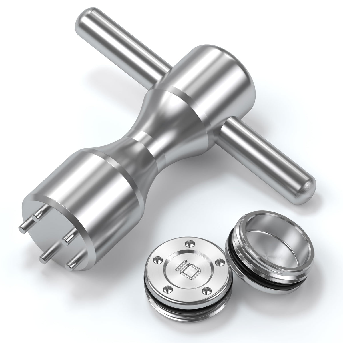 HAUSEE golf putter weights on a Scotty Cameron Newport front view for enhanced balance.