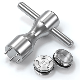 HAUSEE golf putter weights on a Scotty Cameron Newport front view for enhanced balance.