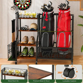 HavenlyYouth non-slip turf mat protecting club heads during storage.
