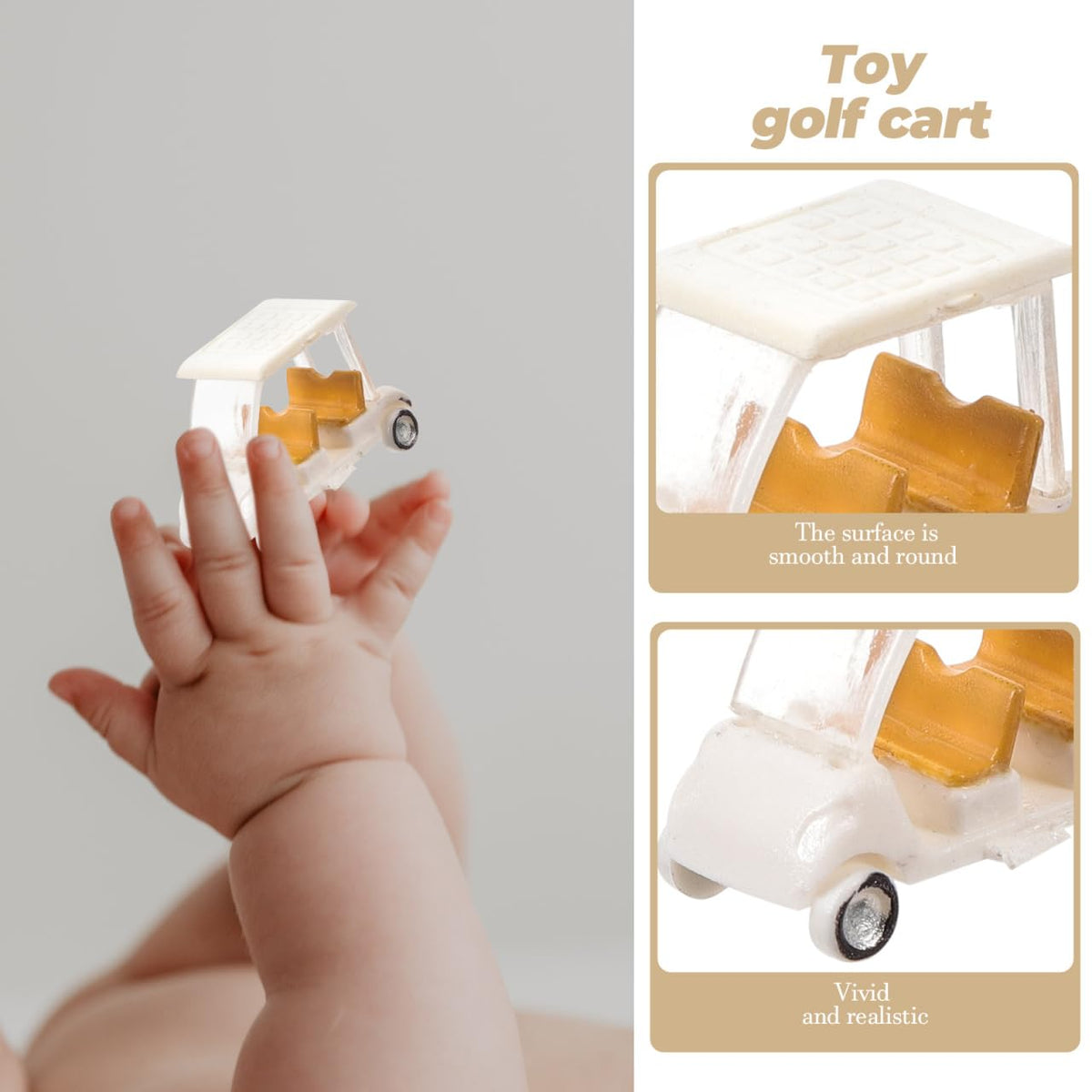 HAWILLOSCH Cake topper mini cart compatible with dessert displays