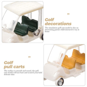 HAWILLOSCH Dollhouse display five-piece cart set for charming decor