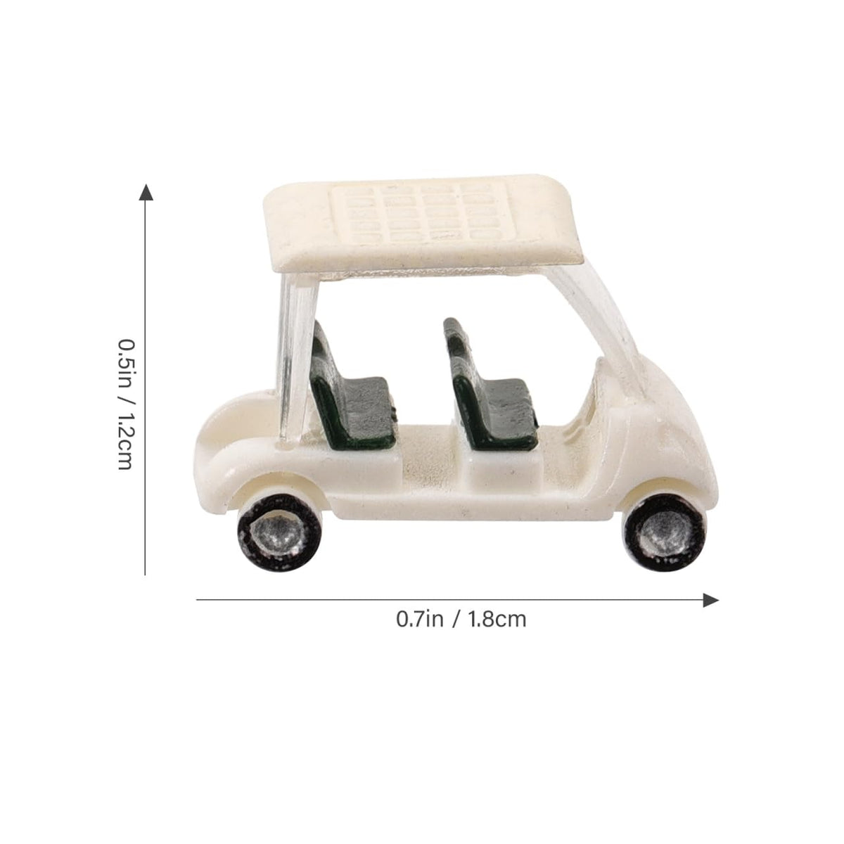HAWILLOSCH Real mini golf cart set five pieces for creative scenes and display
