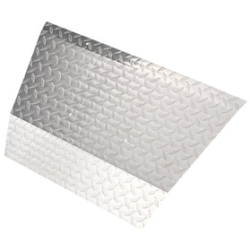 Lightweight aluminum construction highlighted by the diamond plate bumper.