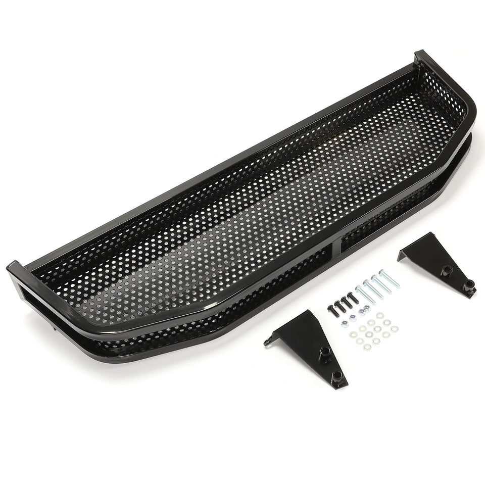 HECASA front clay outer cargo basket on Yamaha Drive2, easy-access front storage