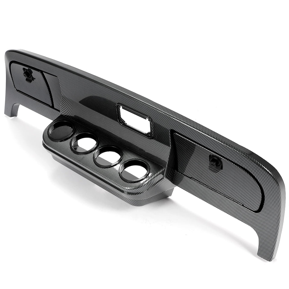 HECASA golf cart dash carbon fiber style adds a premium look