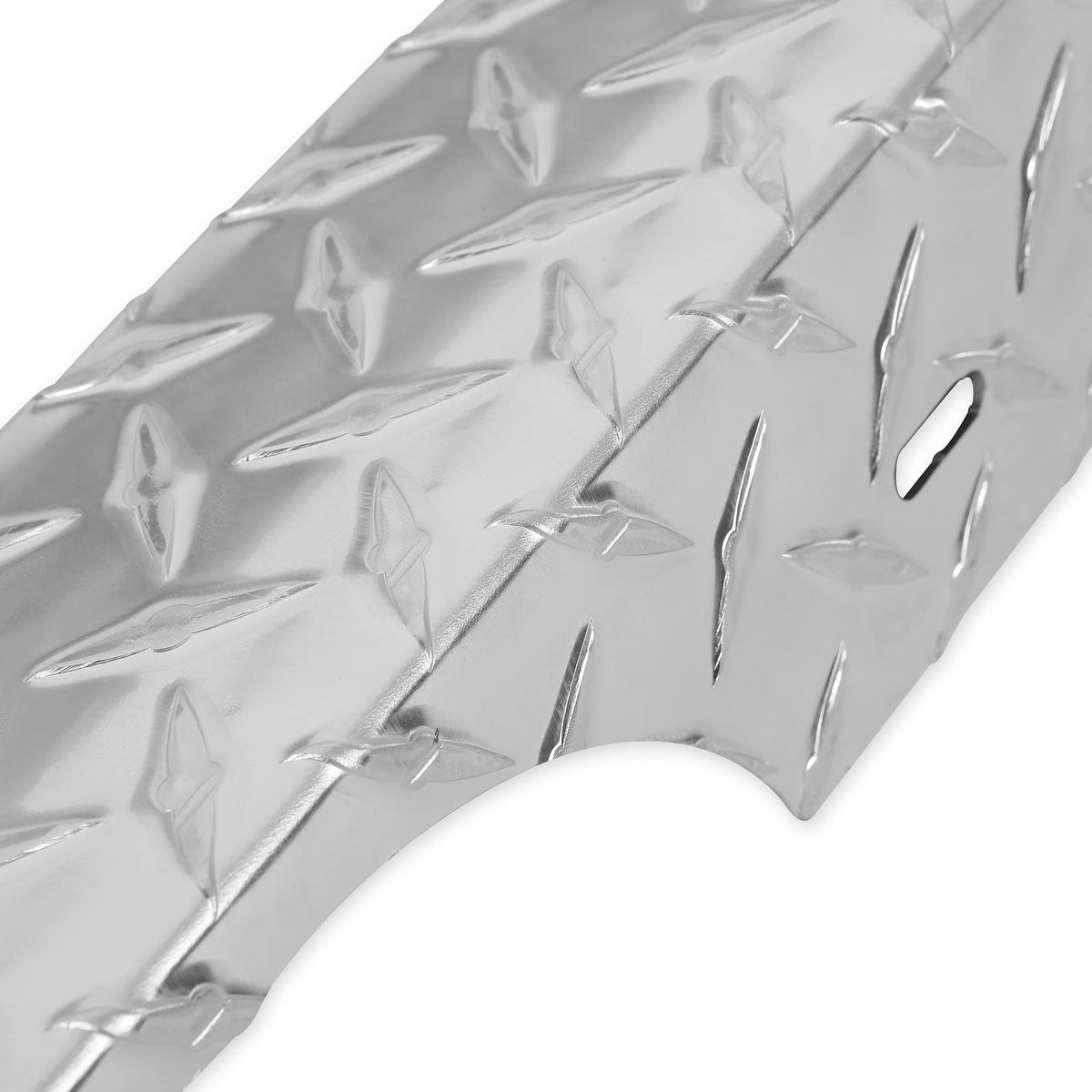 HECASA rocker panel debris protection closeup emphasizes shield capability