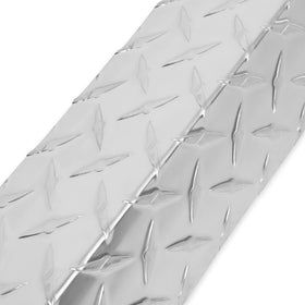 HECASA rocker panel silver finish adds sleek premium look to cart