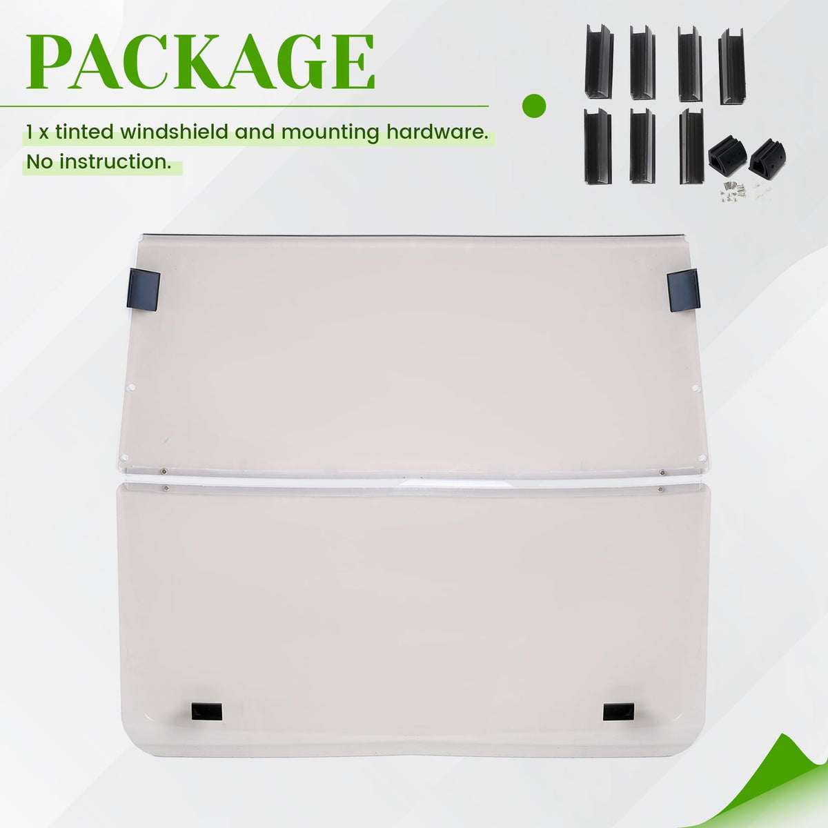 HECASA dimensions 40W x 36.5H for Club Car DS cockpit coverage