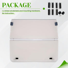 HECASA dimensions 40W x 36.5H for Club Car DS cockpit coverage