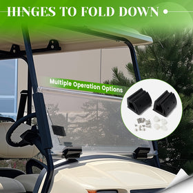 HECASA easy-install windscreen attaching to existing frame