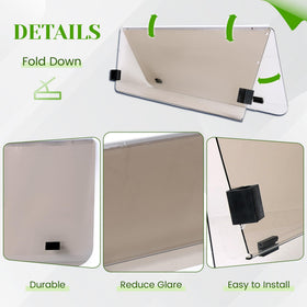 HECASA mounting hardware included with tinted windscreen