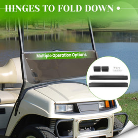 HECASA tinted windshield reduces glare for better daytime driving on Yamaha G2/G9