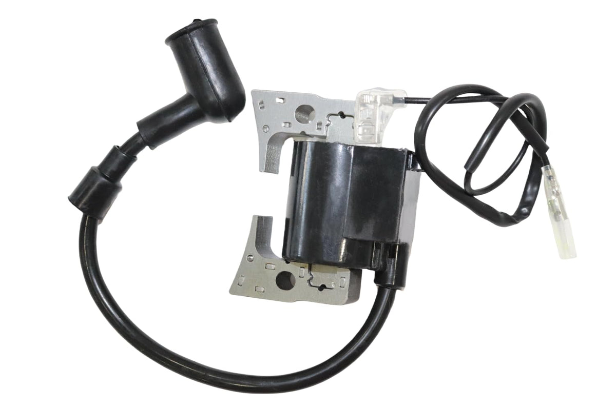 Hedie ignition coil for Yamaha G16, rugged metal housing and connector.
