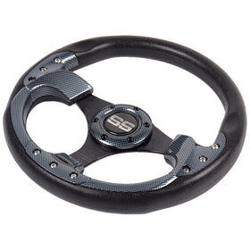 HENKOOLA steering wheel fits Club Car DS and Precedent with proper adapter.