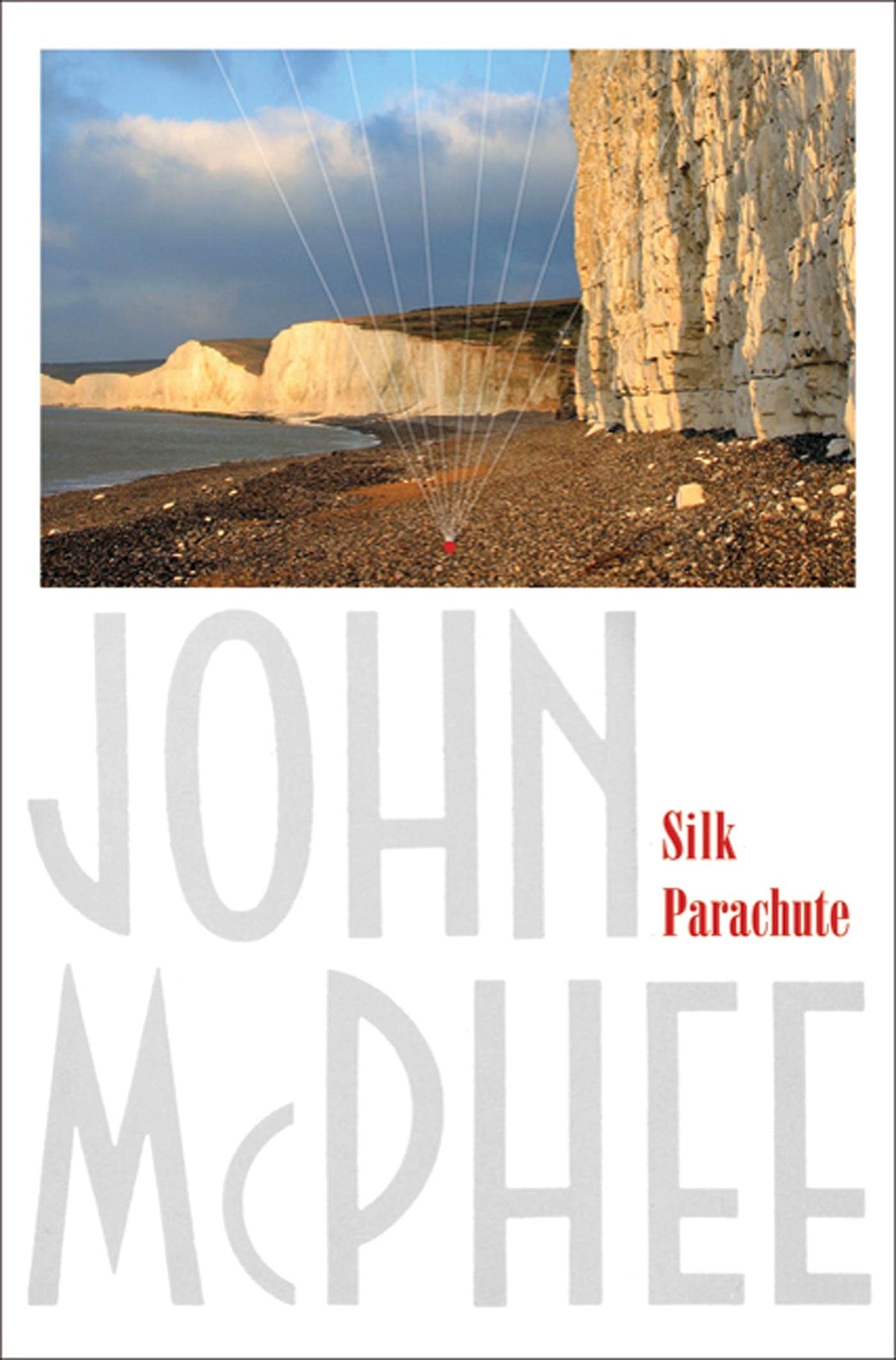 Henry Holt Silk Parachute book cover showcases elegant design for a personal essay collection