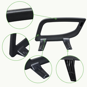 HEOHOU right side hip restraint mounted supports passengers on turns.