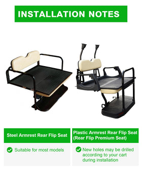 HEOHOU back seat hardware kit included for quick replacement.