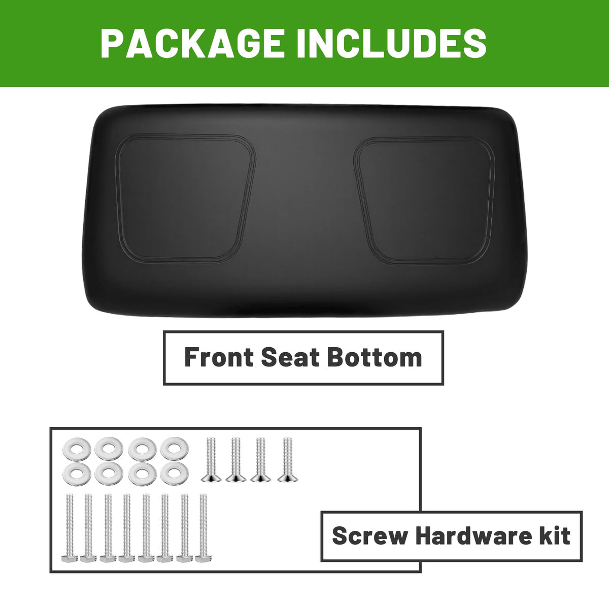 HEOHOU front seat bottom delivers comfortable ride with reduced vibration