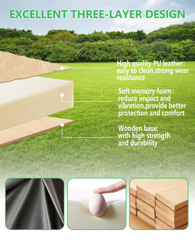 HEOHOU precise dimensions 38.98 W x 19.88 D x 3.94 H for EZGO