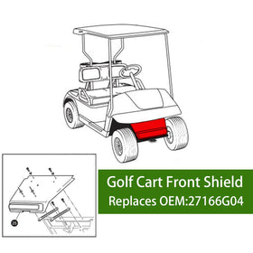 HEOHOU EZGO TXT front shield designed for quick maintenance and replacement.