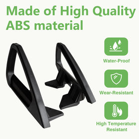 HEOHOU front view shows OEM-style arm rest hip restraint fit for Club Car DS