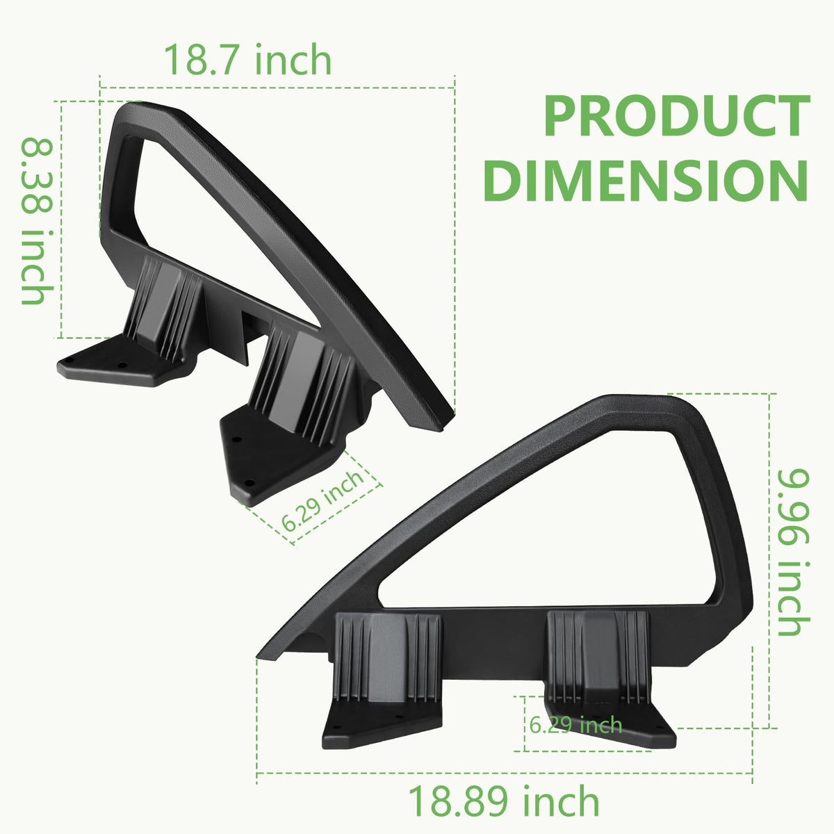 HEOHOU installation-ready hip restraint kit includes all hardware for easy setup