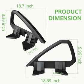 HEOHOU installation-ready hip restraint kit includes all hardware for easy setup