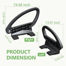 HEOHOU arm rest ABS construction resists water, wear, and heat
