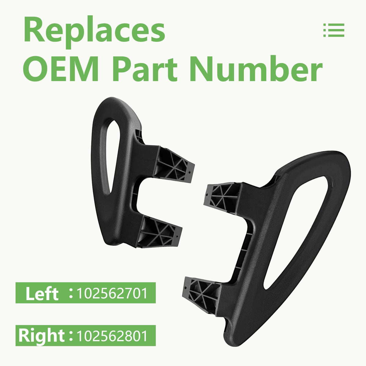 HEOHOU right arm rest hip restraint for Club Car Precedent improves stability