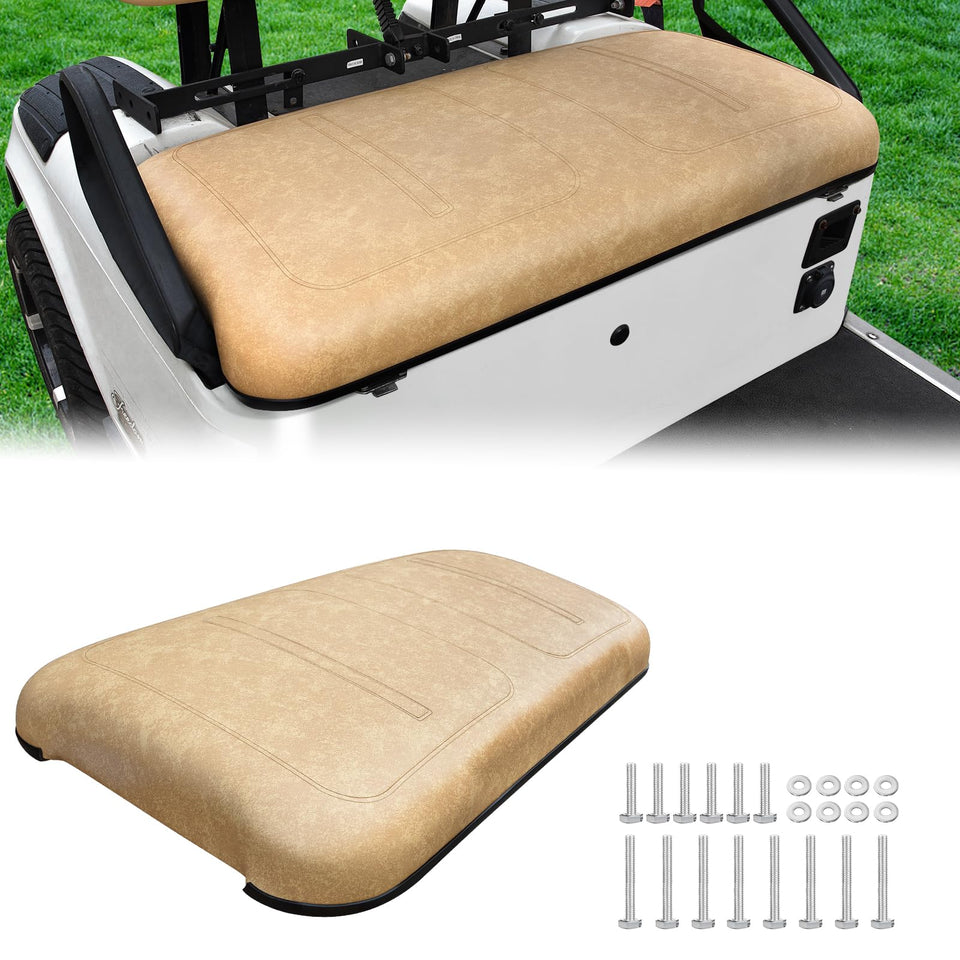 HEOHOU EZGO front seat bottom cushion tan for EZGO, enhances ride comfort